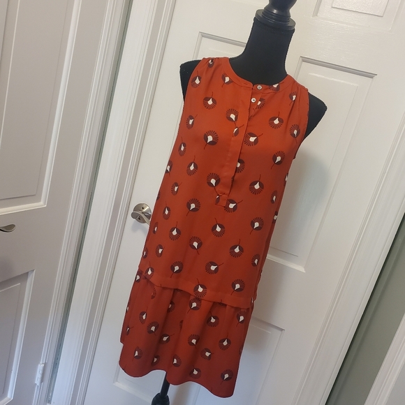 LOFT Sleeveless Fit & Flare Dress Size SP, Classic, Casual, Colorful - Picture 1 of 9